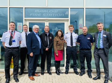 Joy at Marlow fire station